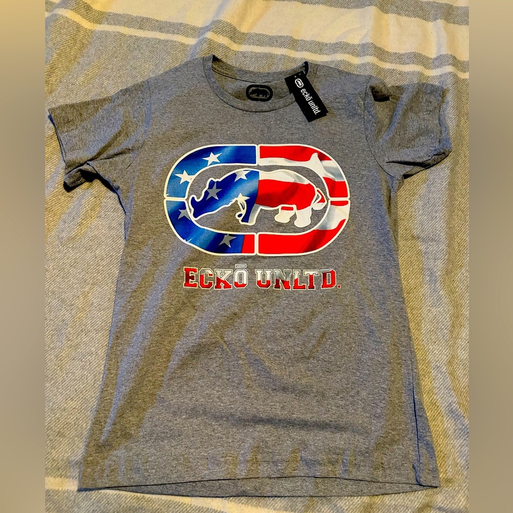 Mens Ecko gray T Shirt